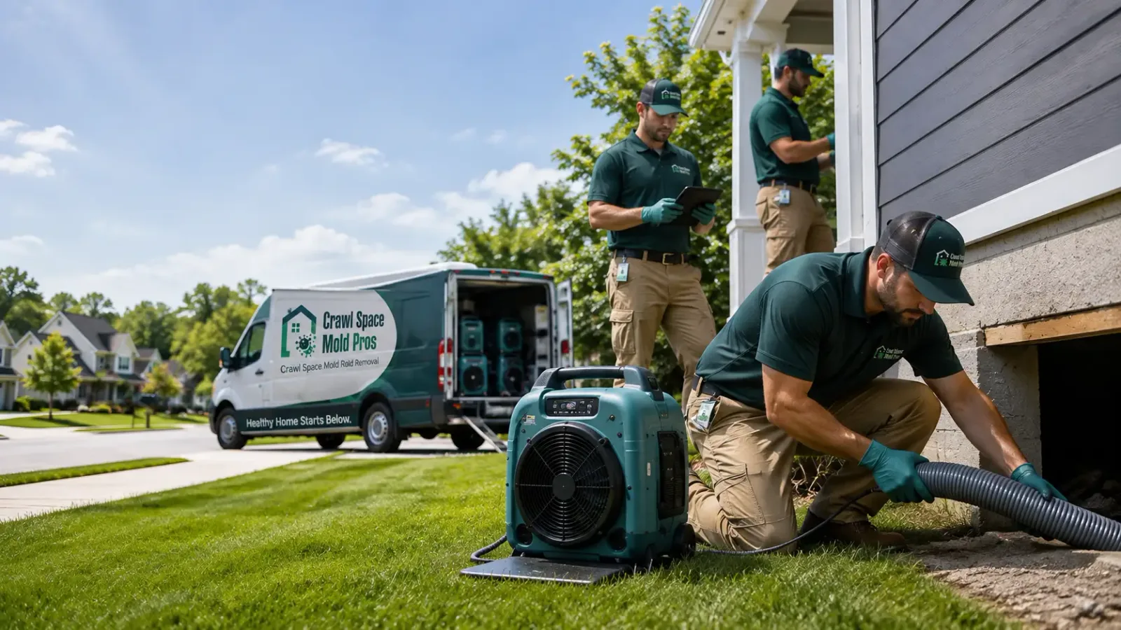 Crawl Space Mold Removal in Womelsdorf, PA